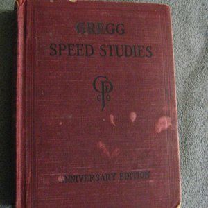 📖 Gregg Speed Studies 1929 Book By John Robert Gregg